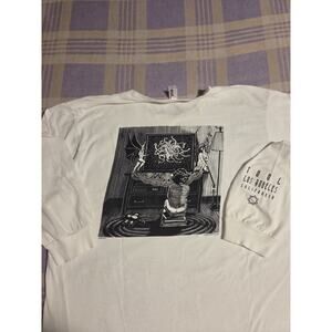 Vtg 2005 Rare Tool White Long Sleeve Rock Band T Shirt Y2k Turn Off Television